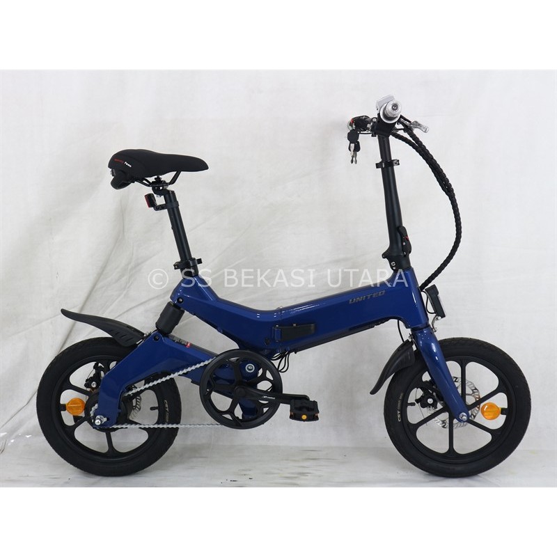 United IO E-Bike Folding / Sepeda Lipat Ukuran 16 Inci