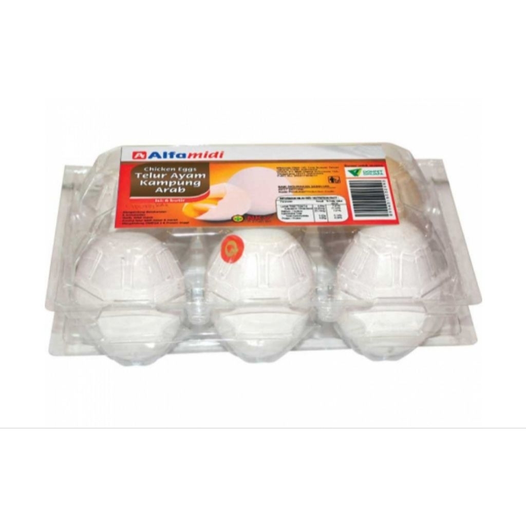 Alfamidi Telur Ayam Kampung Arab 6pcs