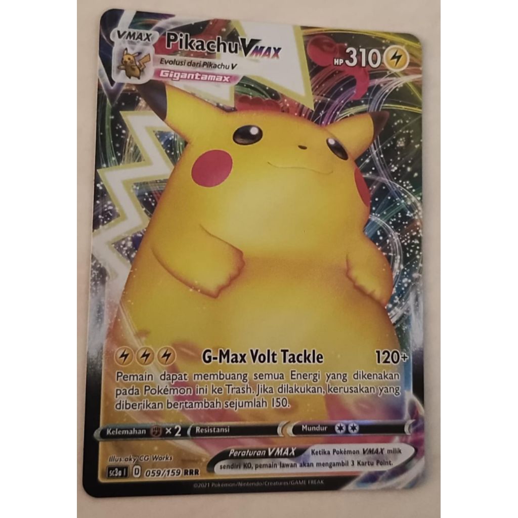 Pokémon Pikachu VMAX (059/159)RR