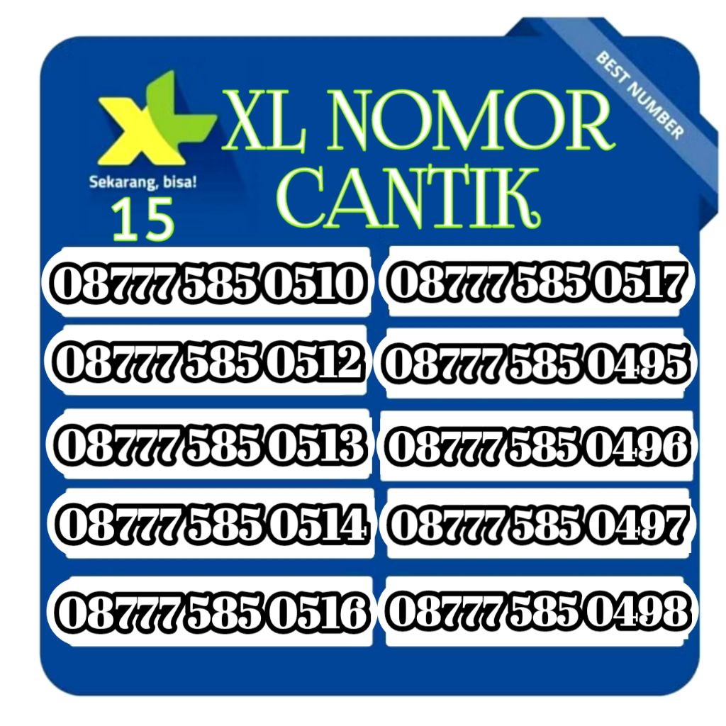 promo perdana XL nomor cantik 11angka(Cek Deskripsi)