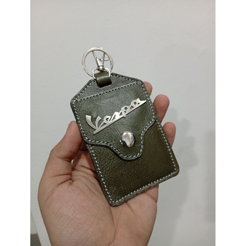 Gantungan Stnk Kunci Kulit Vespa Army