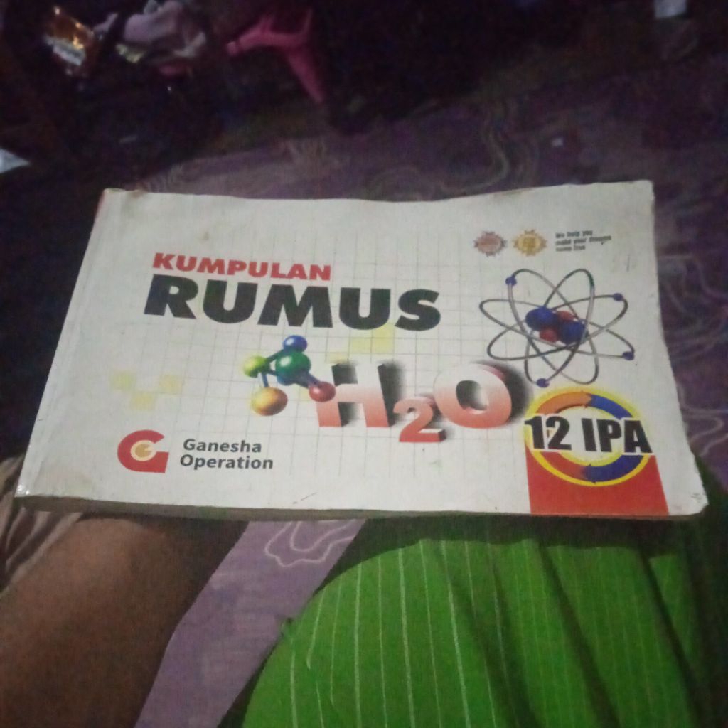 buku Ganesha Operation, Kumpulan Rumus 12 IPA, buku original