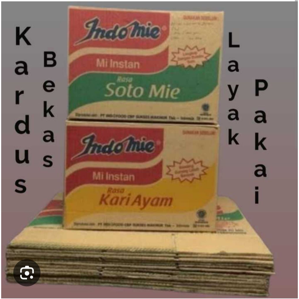 Kardus Bekas/Kardus Indomie/Kardus Aqua