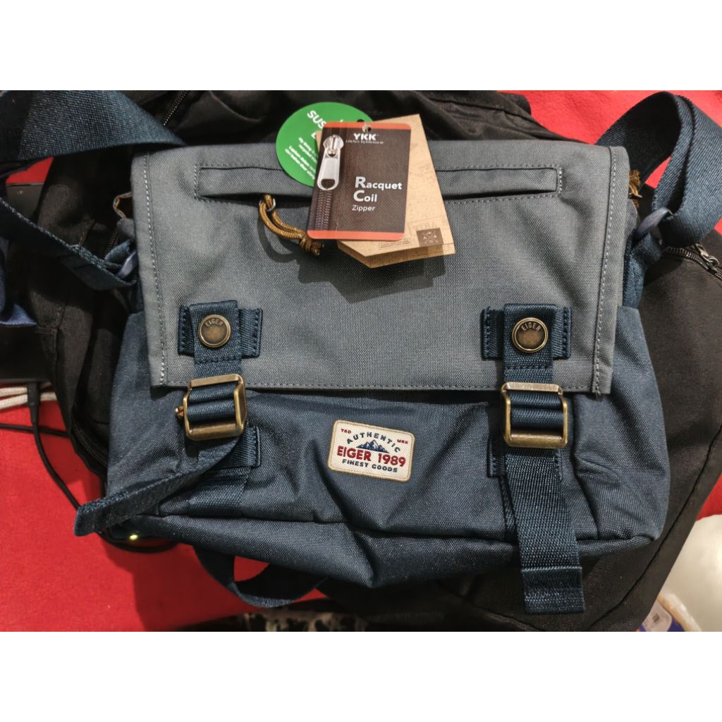 Tas Selempang Slingbag Eiger Wanderer 5L 1989 Original - Warna Army