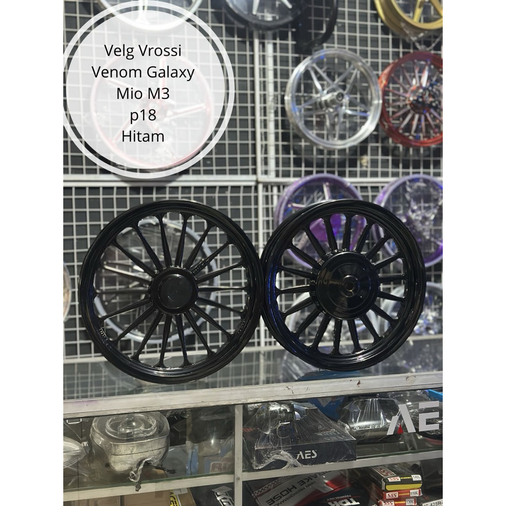 Velg Racing Vrossi (Palang 18) Venom Galaxy Mio Sporty, Mio M3 Ring 14 -satriamodifikasipekanbaru-