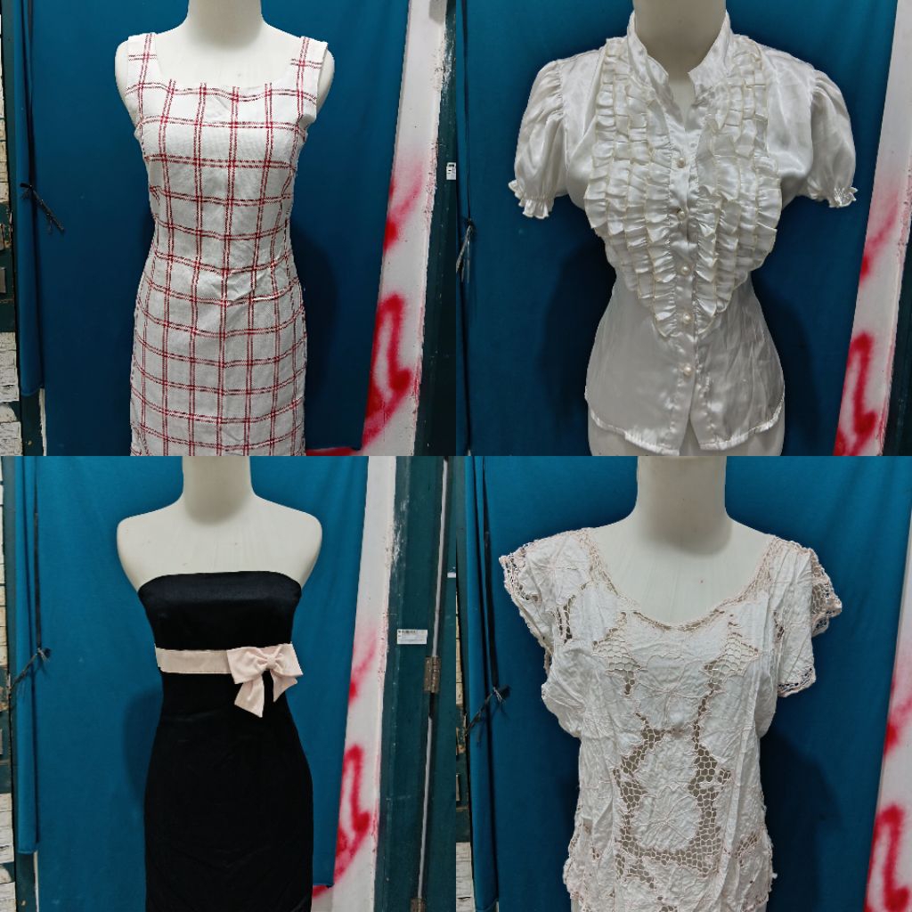 PRELOVED dress/dress babydoll/coquette/ruffle/cardigan/vintage/jacket/top