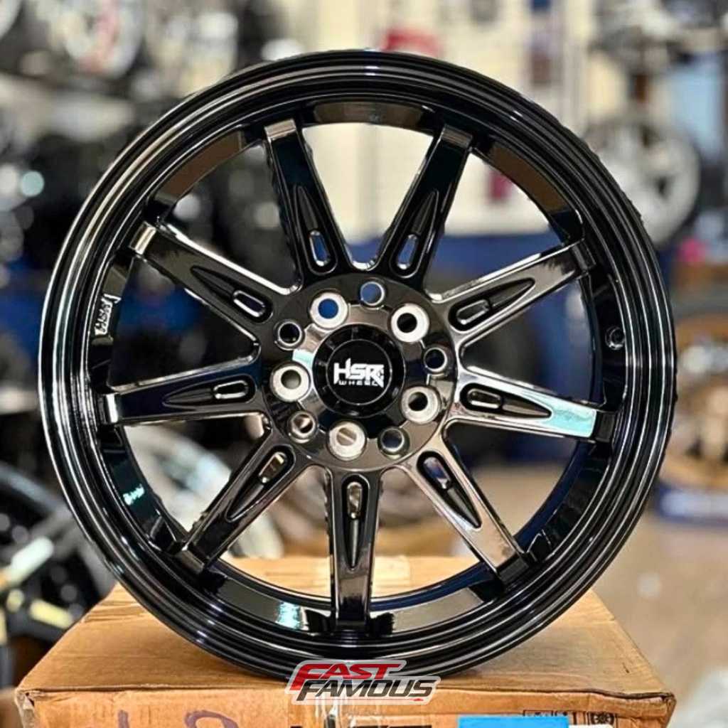 Velg Racing Hitam Kilat HSR Tikala R16 Untuk Mobil Sienta Veloz Altis Innova Xpander Terios Rush Dll