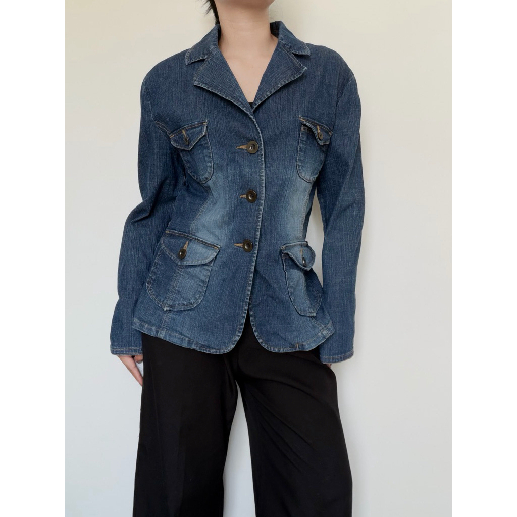 Jacket denim jeans vintage