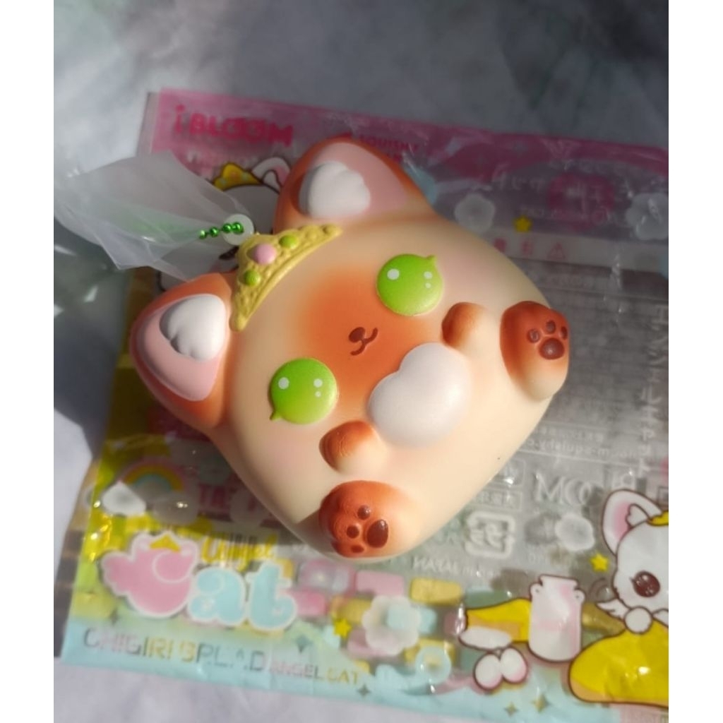 squishy ibloom chigiri angel cat| ibloom nyan mike pancake| squisht roti | squishy coklat
