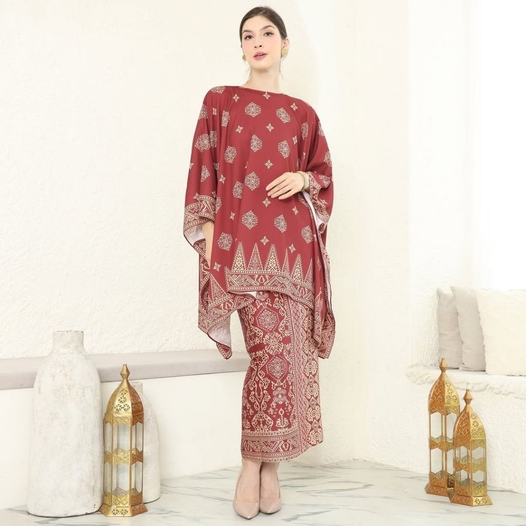Kebaya Maroon | Kebaya Merah | Kebaya Premium | Kebaya Wisuda | Kebaya Modern | Kebaya Wanita | Baju
