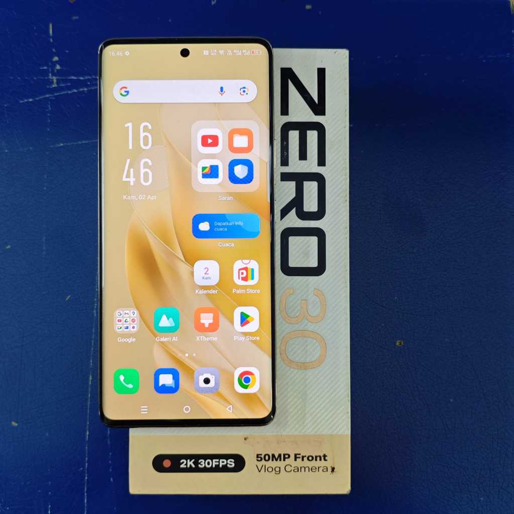 Infinix Zero 30 Second 8/256GB harga termurah dan terbagus - Kamera 108MP, Dimensity 8020, Baterai 5