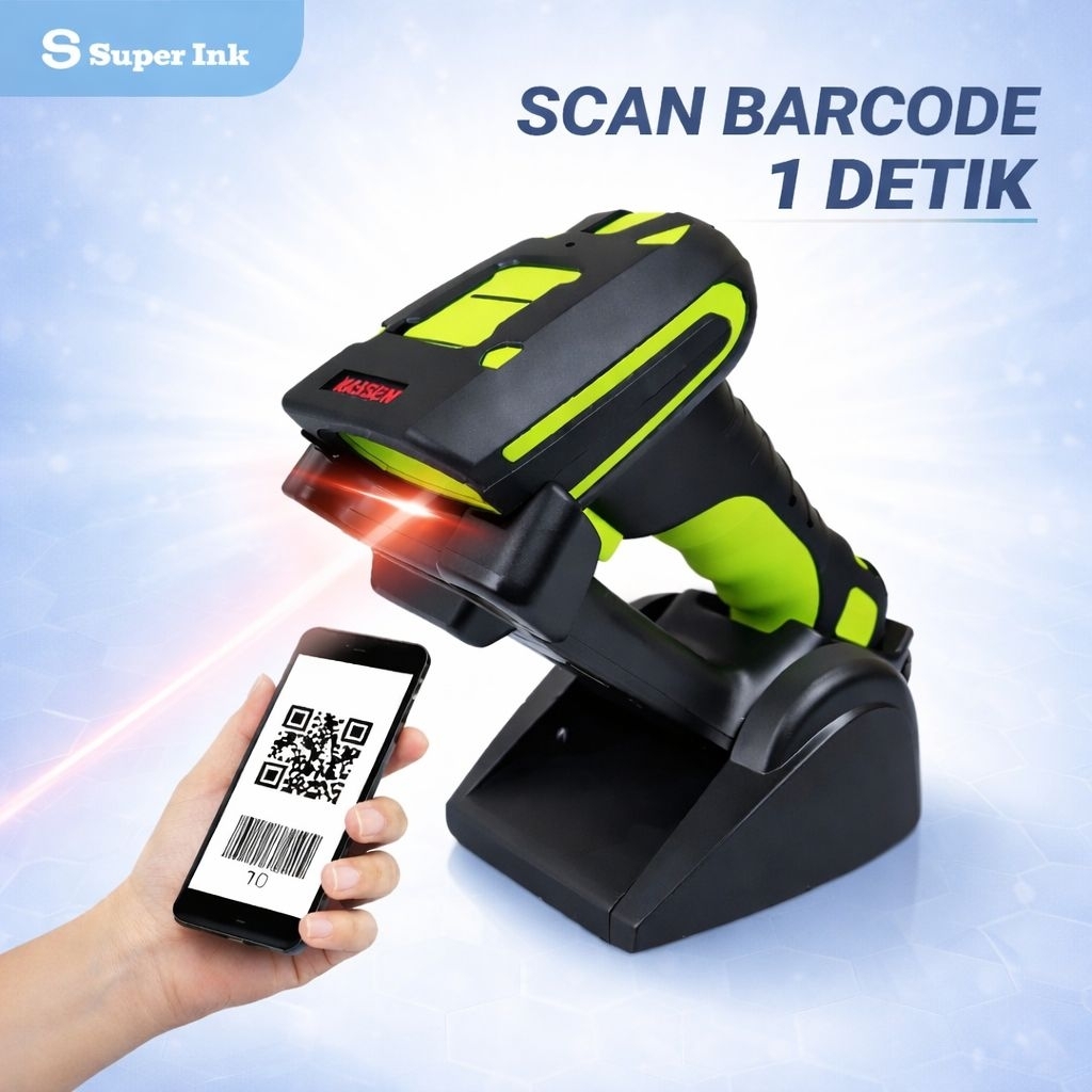 Scanner Barcode Kassen RF2800 Auto Scan USB Plug & Play Untuk Kasir