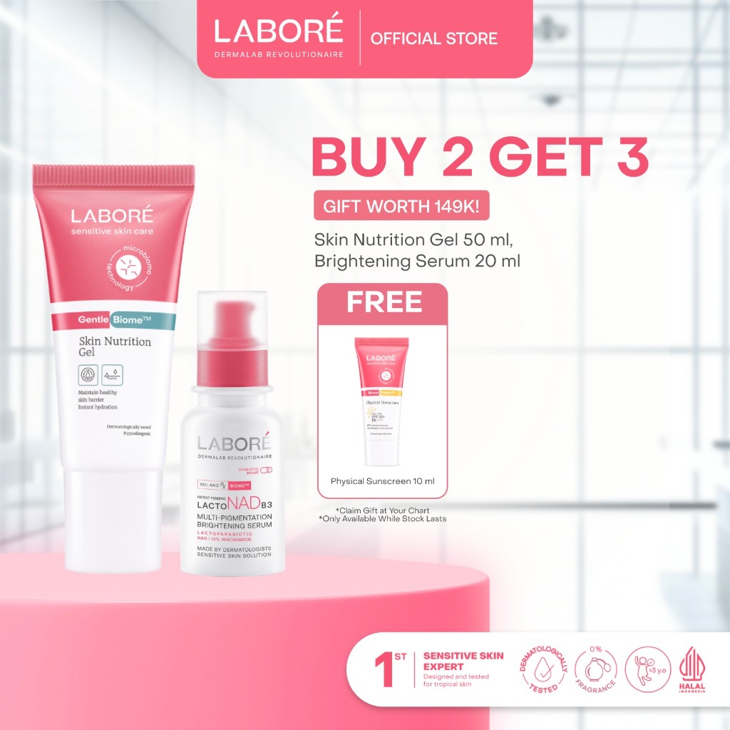 LABORE Skin Bright Nutrition Set - LABORE Multi-Pigmentation Brightening Serum 20 ml | LABORE Skin N