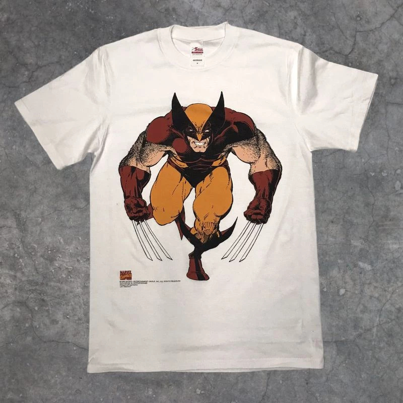 Kaos Marvel bootleg tshirt Wolverine vintage style