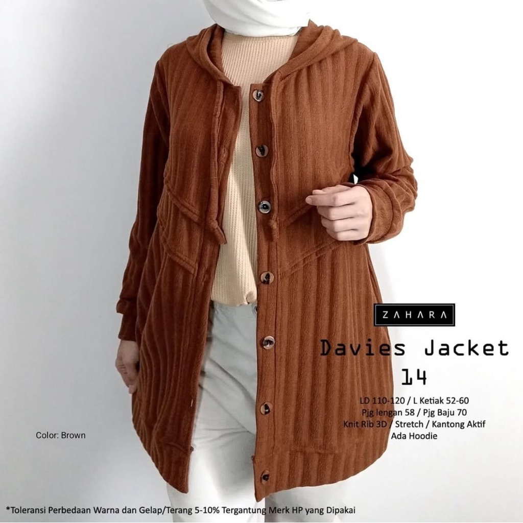 ZS Vonda •Honolulu Risca •Rolen •Neoca •Oxford •Idaho •Pilom Jaket Tudung Wanita