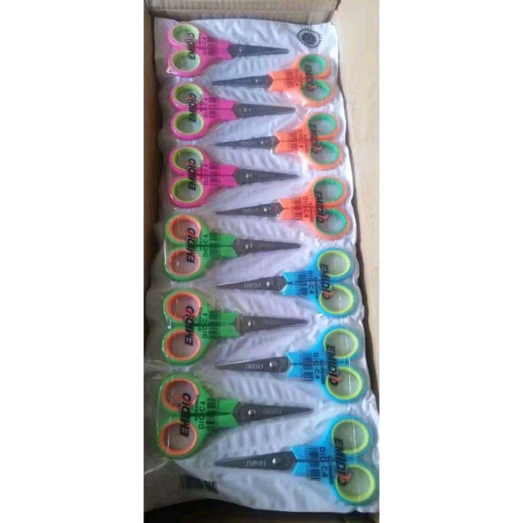 (1 RENTENG) Gunting Renteng Tanggung Murah  / Gunting Renteng Ukuran Kecil Murah DIO-B4 isi 12 Gunti