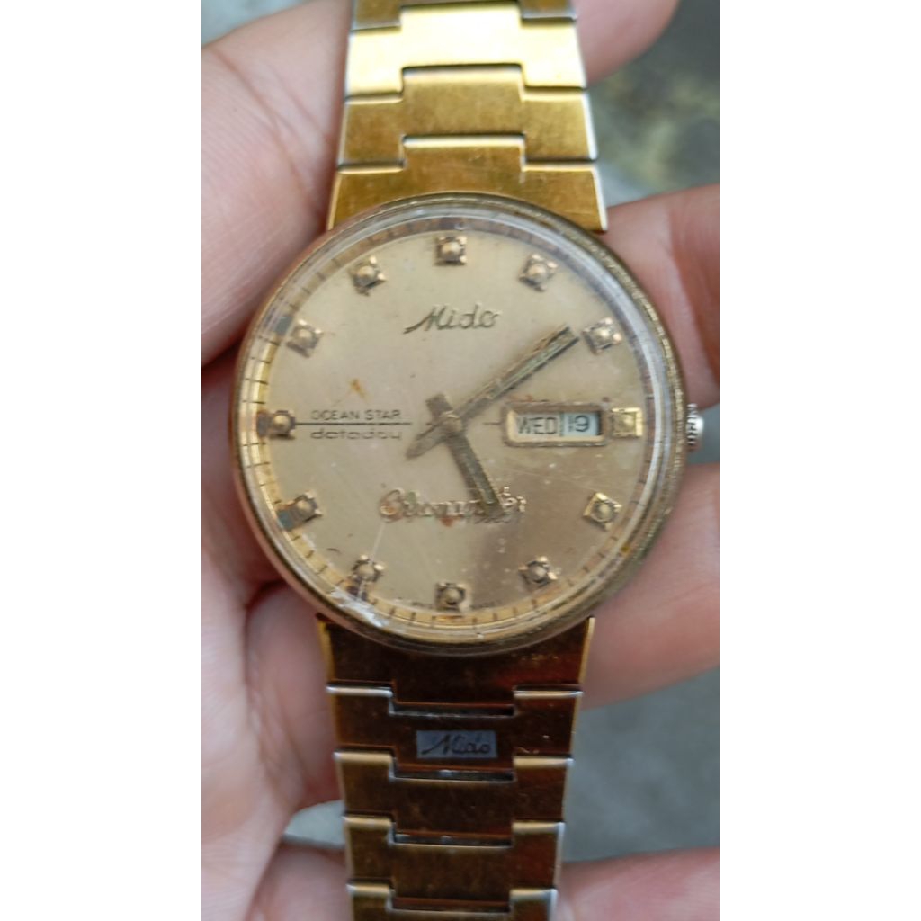 jam tangan mido otomatis non original aumatic second bekas