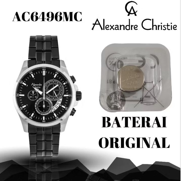 BATERAI JAM ALEXANDRE CHRISTIE ORIGINAL AC6496MC