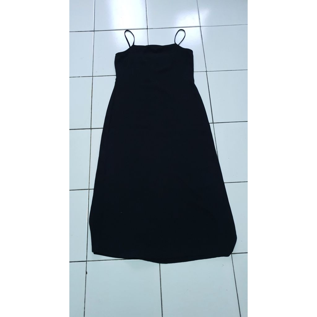 dress lekbong / tanpa lengan maxi dress korean china style douyin kpop dress