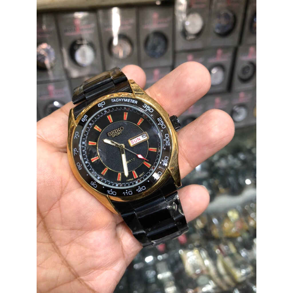 jam tangan seiko quartz fashion klasik elegan pria jam pria