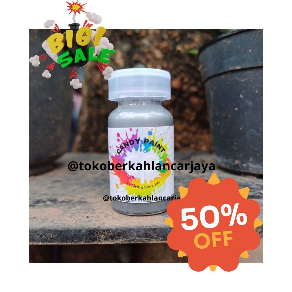 (SEMPROT) 12,5 ML CAT CHROME CANDY PAINT CAT SEMPROT CAT PEWARNA LOGAM CHROME CANDY PAINT