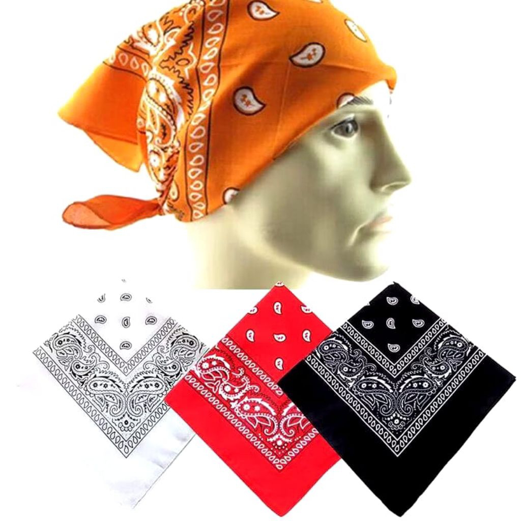 Slayer Motif Batik / Slampe Sapu tangan Model Batik / Buff / BandanaSlayer sapu tangan motif batik V