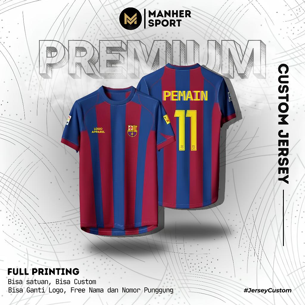 JERSEY BARCELONA 2004 HOME FULL PRINTING PREMIUM