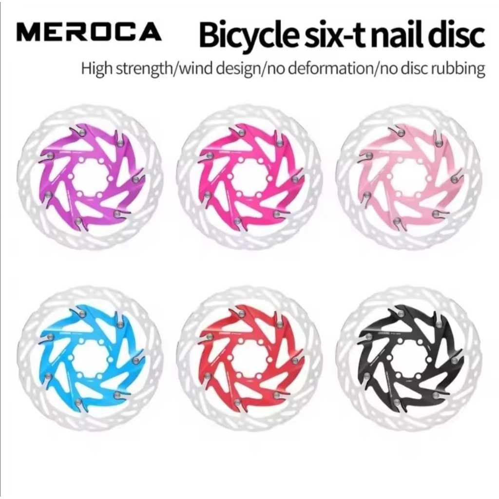 Meroca XR Piringan Cakram Rem Sepeda 160mm Rotor Tenologi Floating Berkekuatan Tinggi Minim Getaran