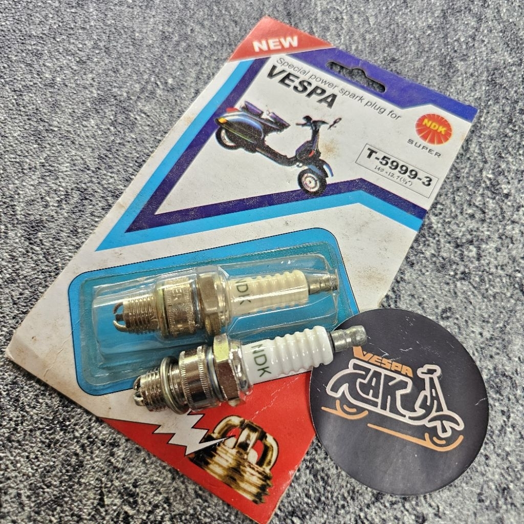 Busi Vespa Murah Drat Pendek Busi Racing Vespa Klasik Motor 2Tak