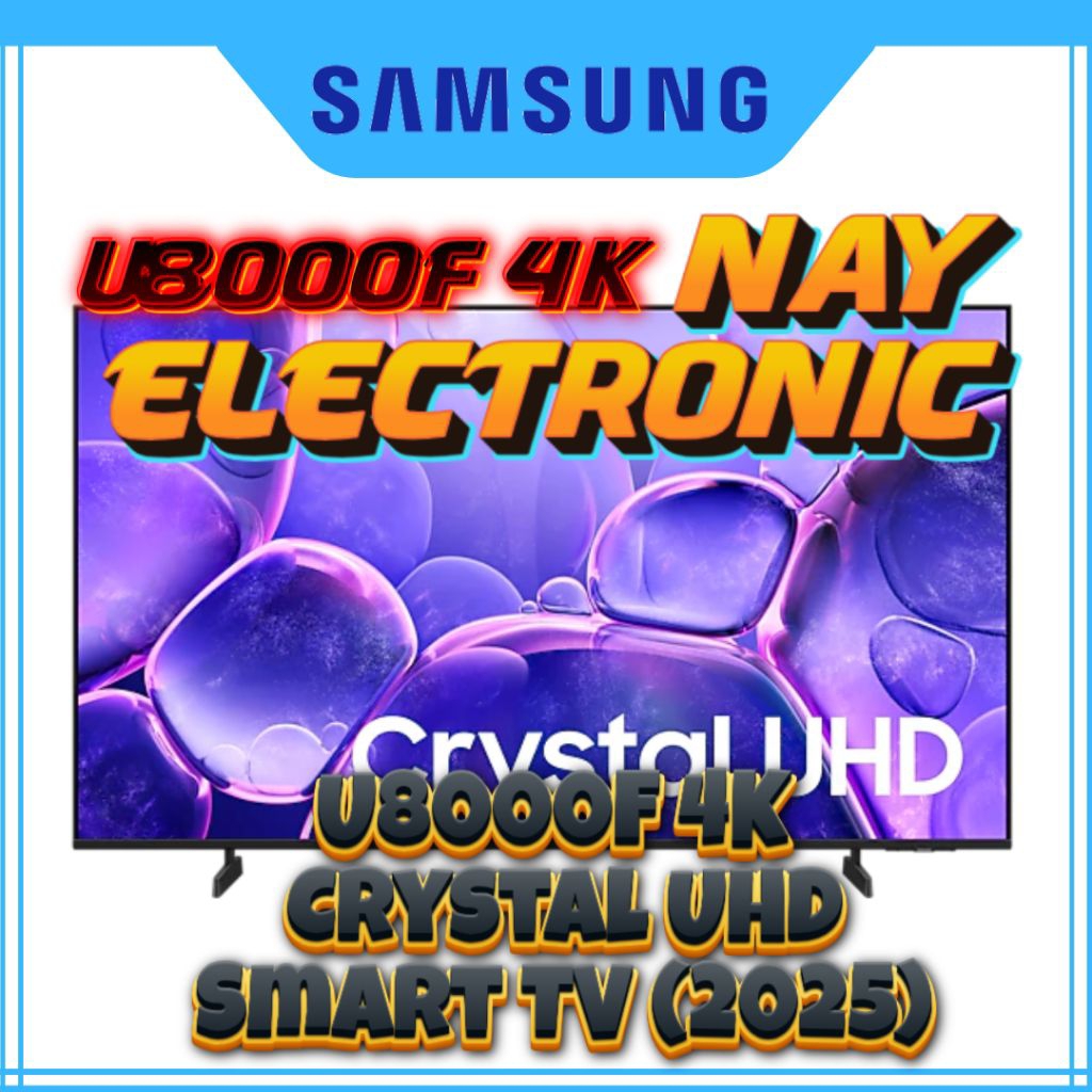 Samsung 50 Inch Smart Tv / SAMSUNG 50U8000F 4K
SMART TV 50 inch 2025 Series