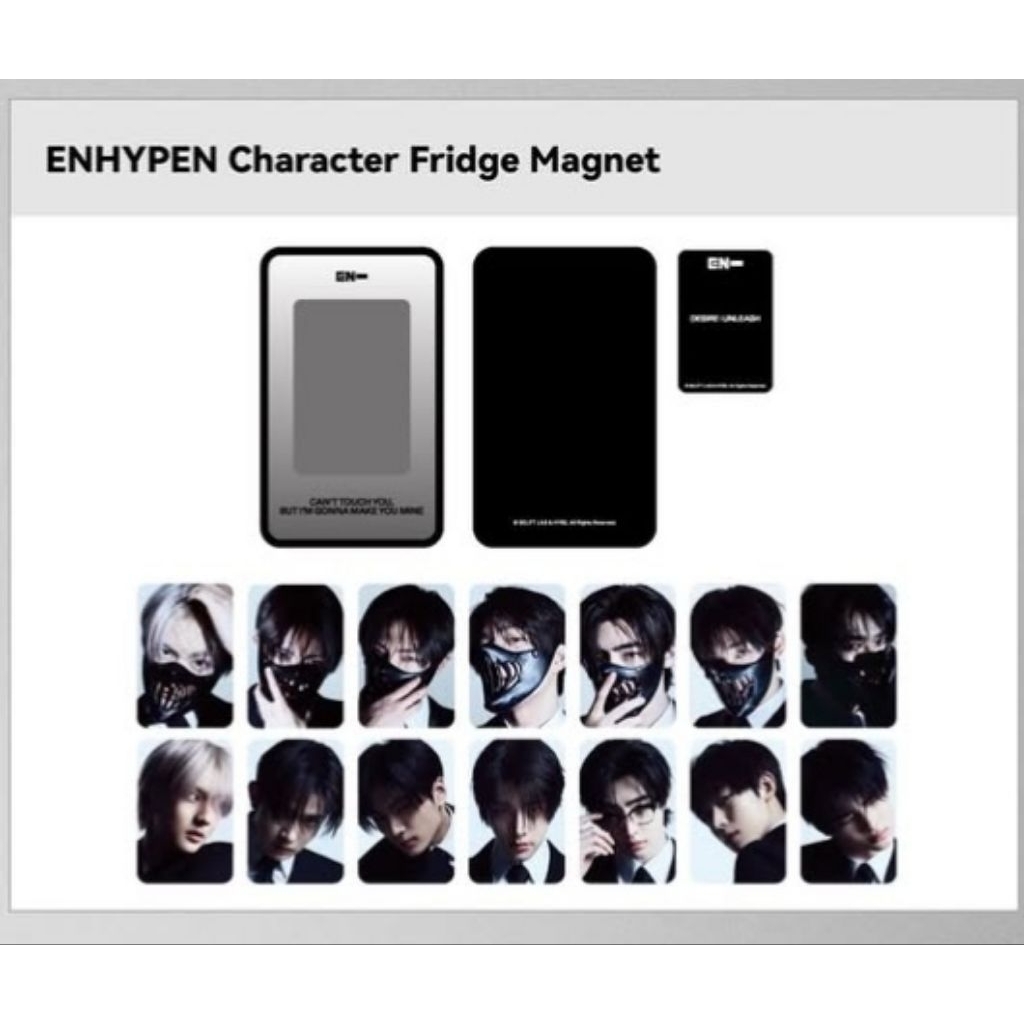 Jastip ENHYPEN X MINISO (ENHYPEN character fridge magnet)