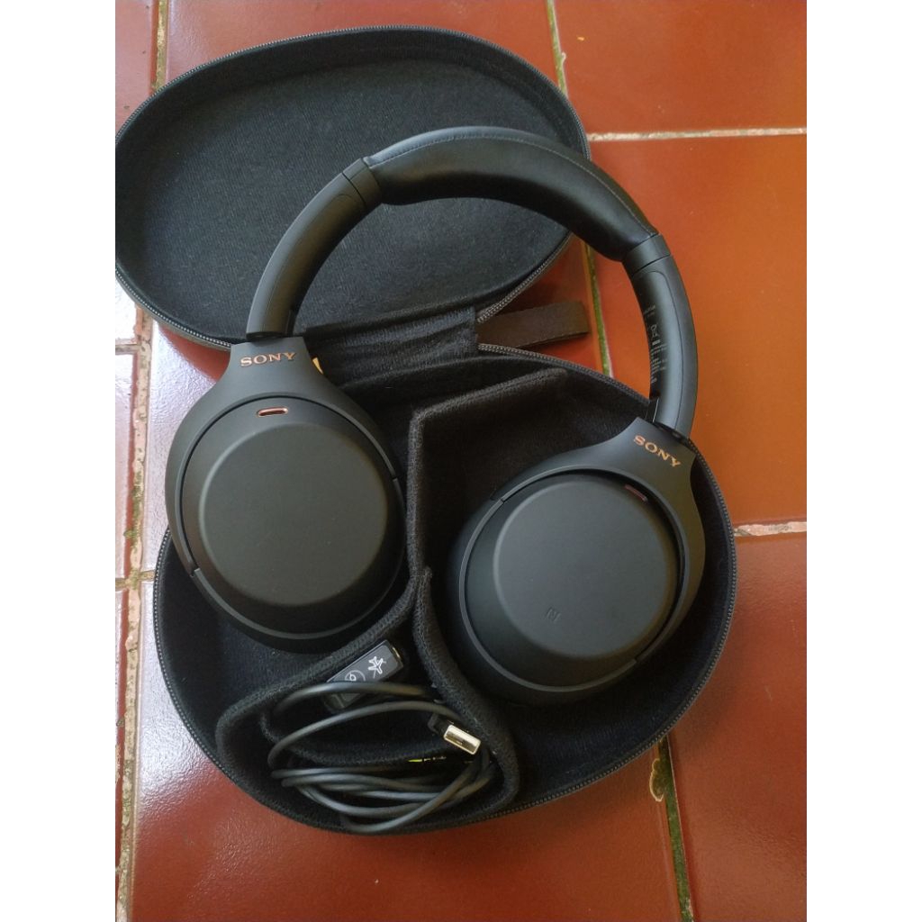 Sony WH-1000XM4 1000XM4 Headphone wireless bluetooth ANC Noise Cancelling headset original bekas fla