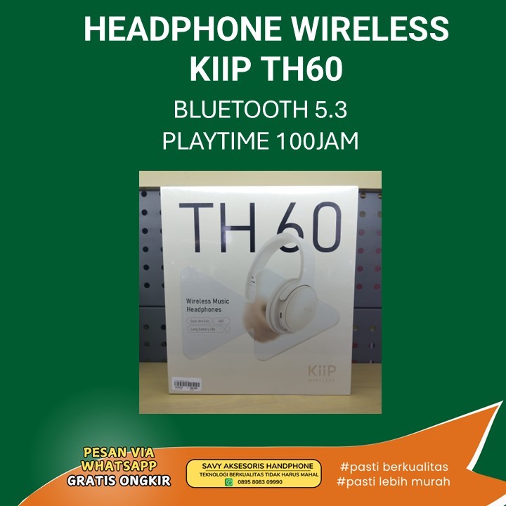 HEADPHONE WIRELESS KIIP TH60