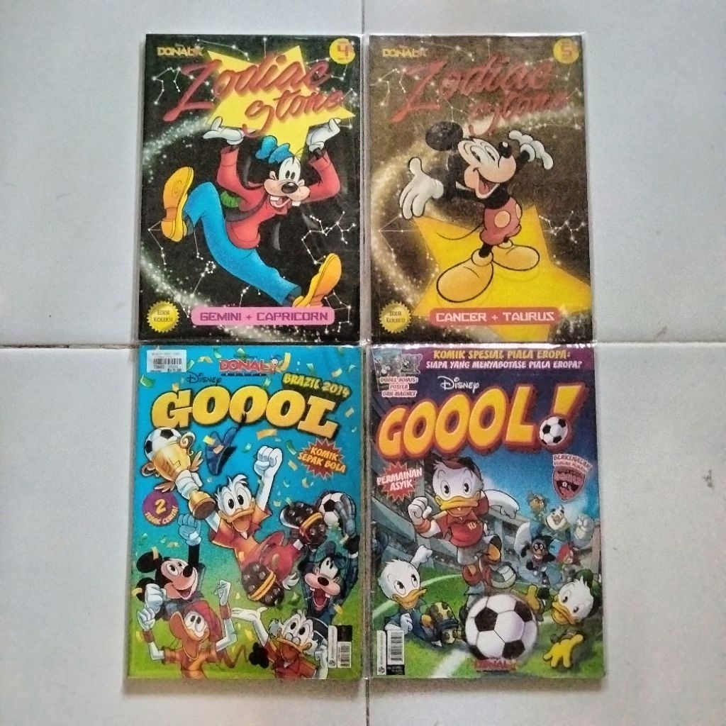 Donal Bebek Edisi Koleksi - Edisi Goool - Zodiac Stone