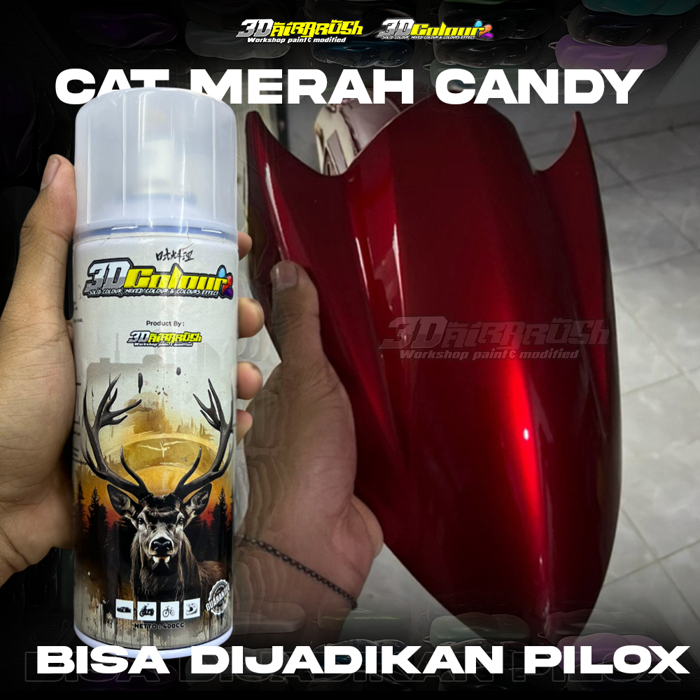 ( BISA DI JADIKAN PILOX ) CAT PU RED CANDY SPECIAL / CAT CANDY TONE MERAH