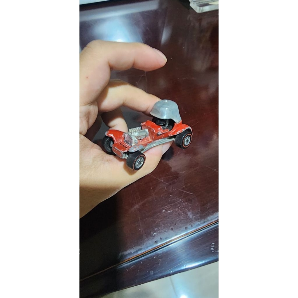 HOTWHEELS RED BARON REDLINE VINTAGE 1970 ISH MERAH RARE