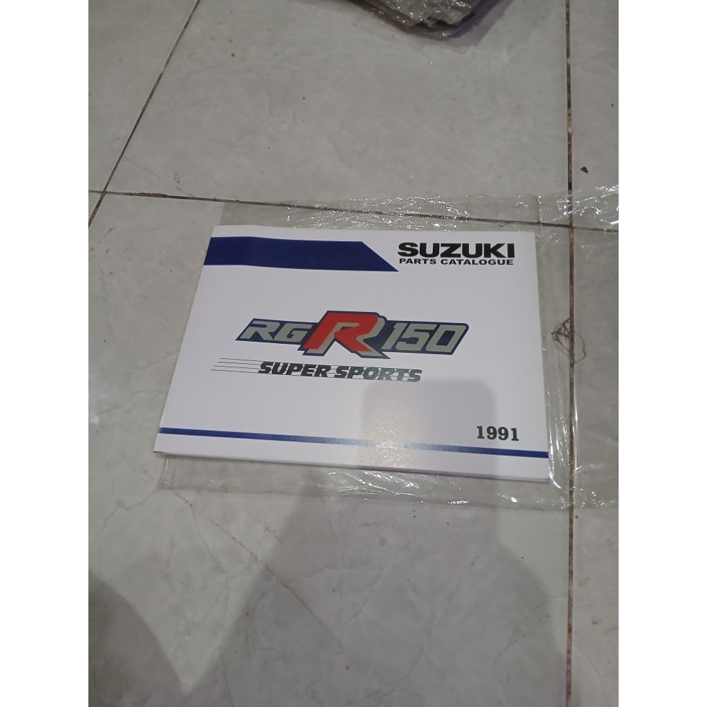 BUKU PART CATALOG SUZUKI RGR150 SUPER SPORTS