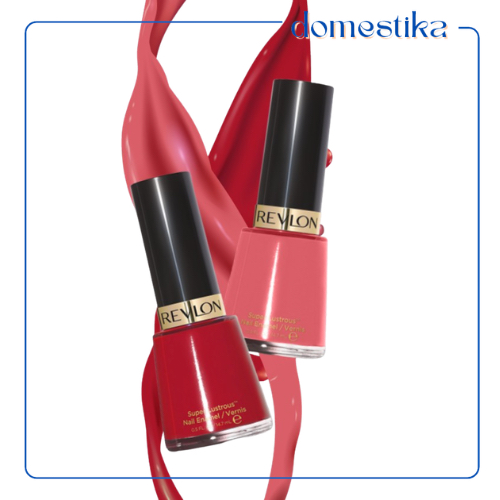 -Domestika- Revlon Nail Enamel Polish Kutek - Top Coat - Double Twist
