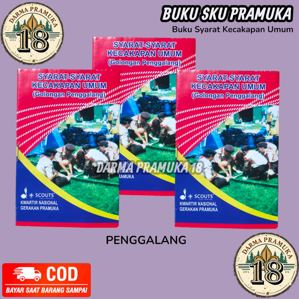 50 Biji buku saku sku pramuka penggalang kecil