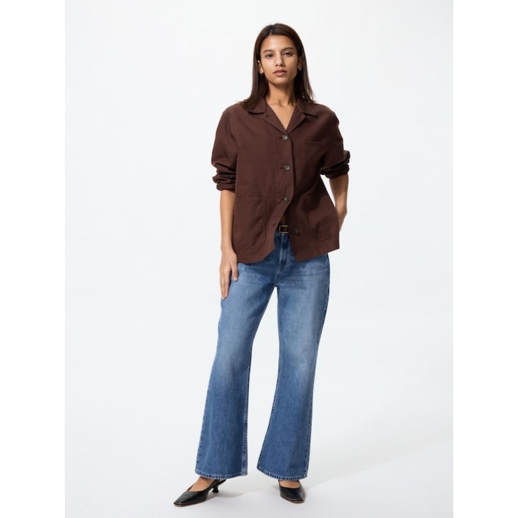 UNIQLO Celana Panjang Jeans Bootcut Low Rise Original Jastip