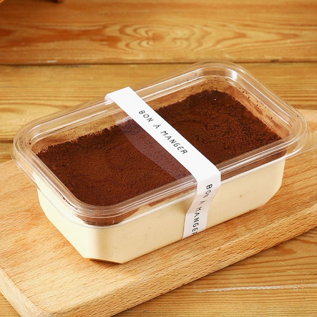 NEW | Kemasan ecer isi penuh 10pcs korean dessert box Oval Premium deseert cup tiramisu salad puding