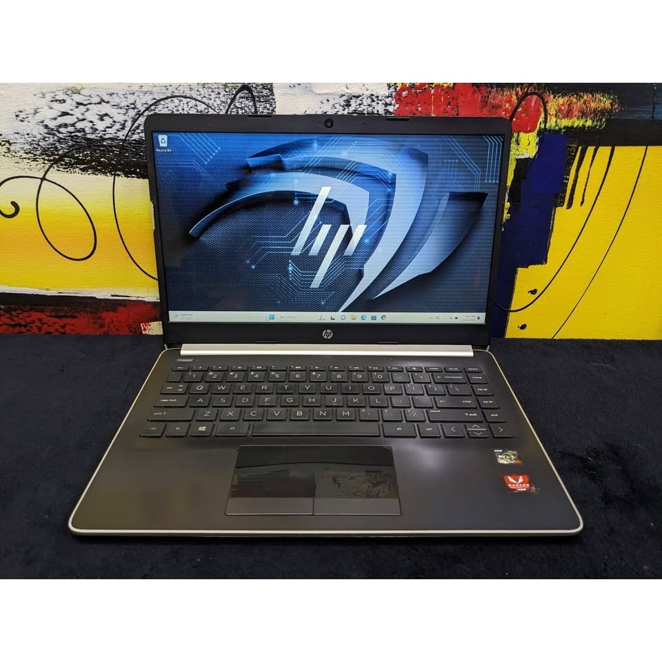 Laptop HP 14 Ryzen 5 3500U 8/128 Siap Pakai