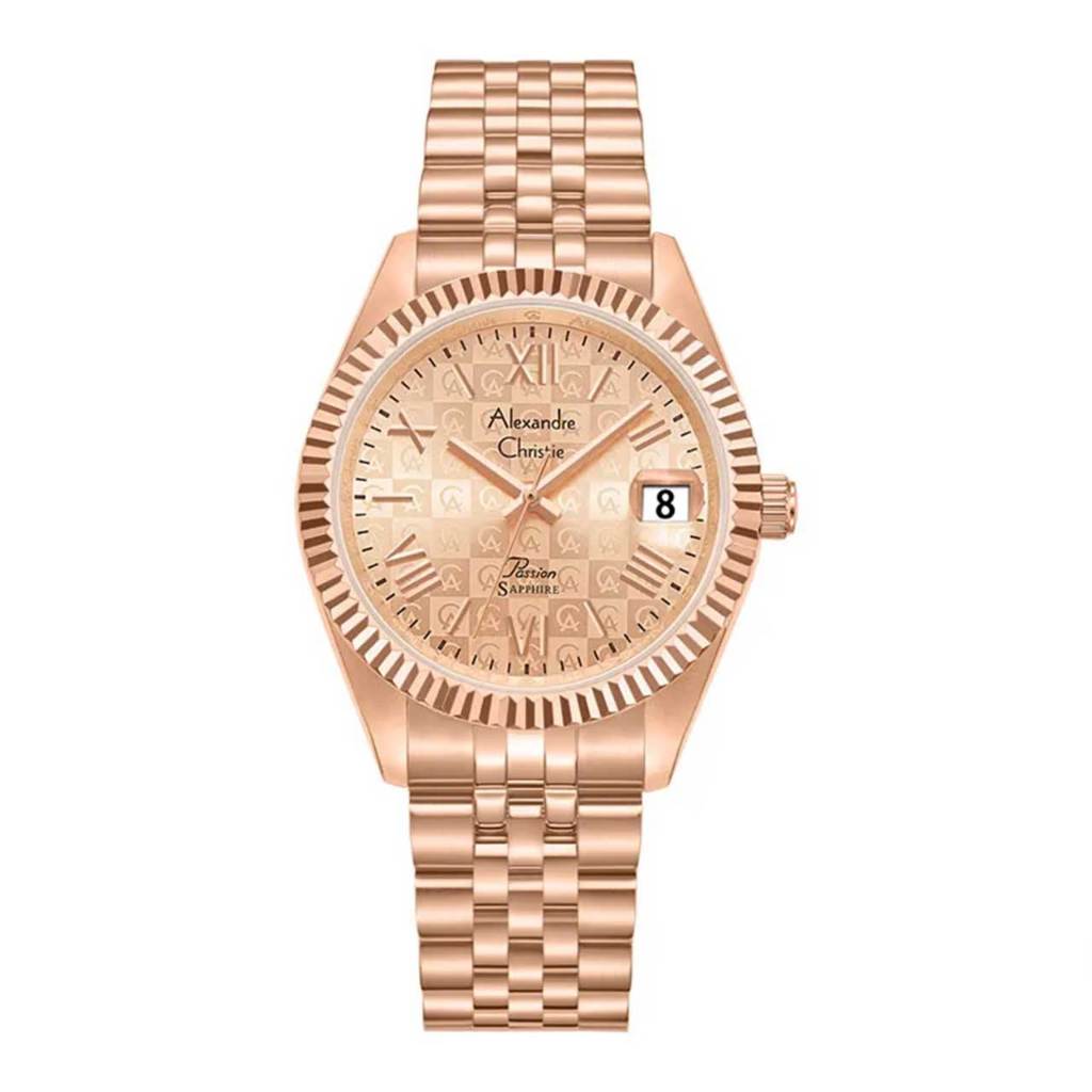 Jam Tangan Pria-Wanita Analog Alexandre Christie 5013MD AC5013 AC 5013 MD 5013 MDBRGLN3 Original Gar