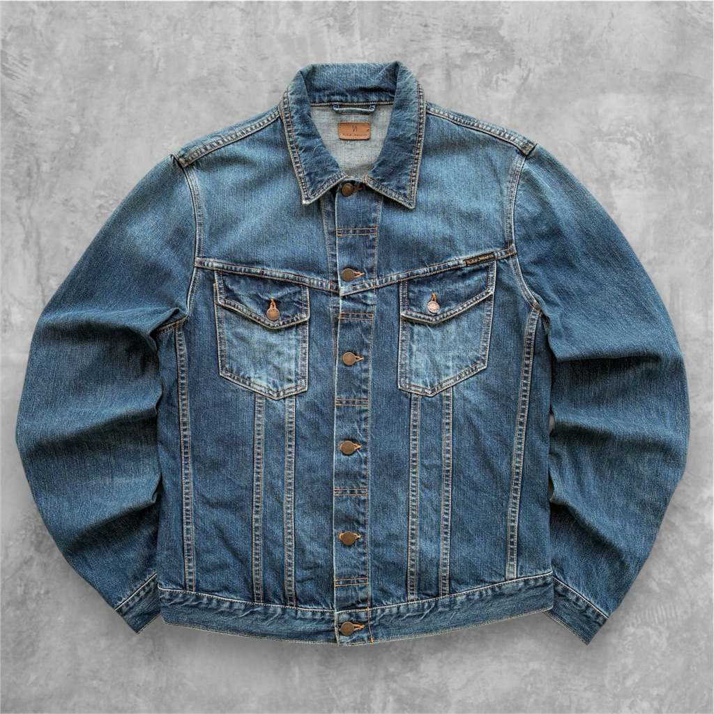 Jaket Jeans Denim Nudie Billy blue