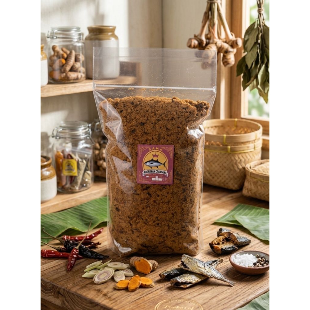 abon ikan cakalang/tuna ukuran 1kg