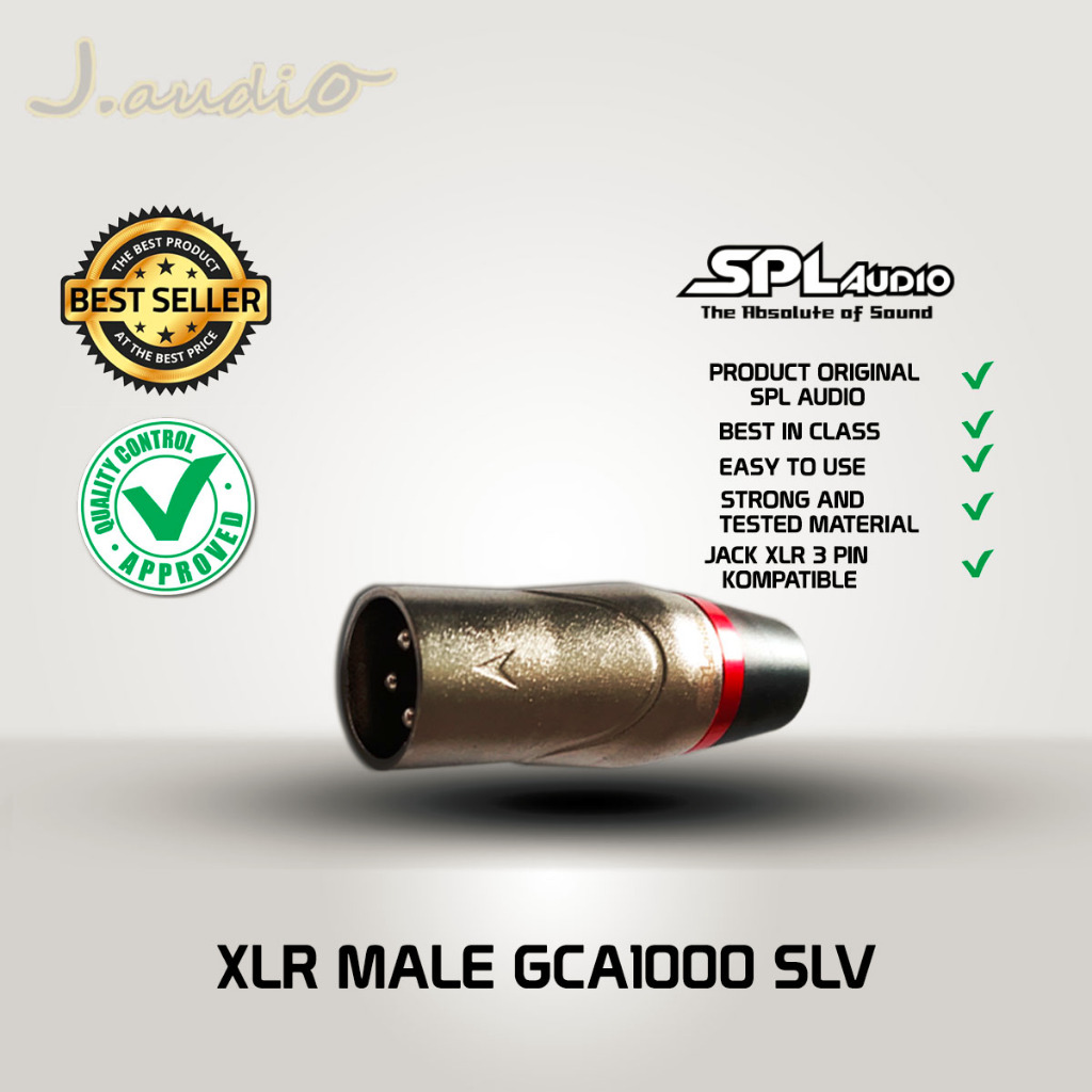 SPL AUDIO - Jack XLR Male GCA1000 SLV SPL AUDIO - JUAN