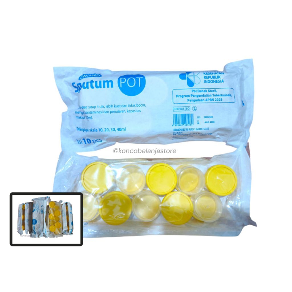 Sputum Pot Onemed/Pot Dahak Steril