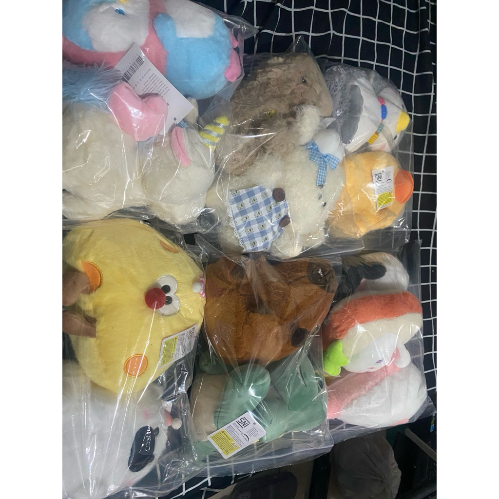 Boneka capit ohsome / kkv / beruang / kucing / anjing / / capybara / tupai