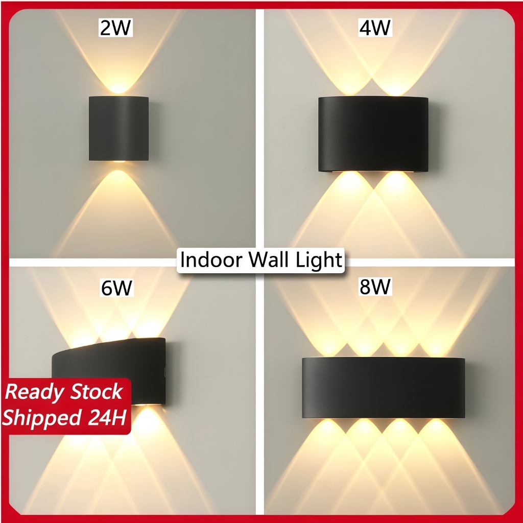 lampu taman lampu outdoor LED minimalis lampu hias dinding taman outdoor