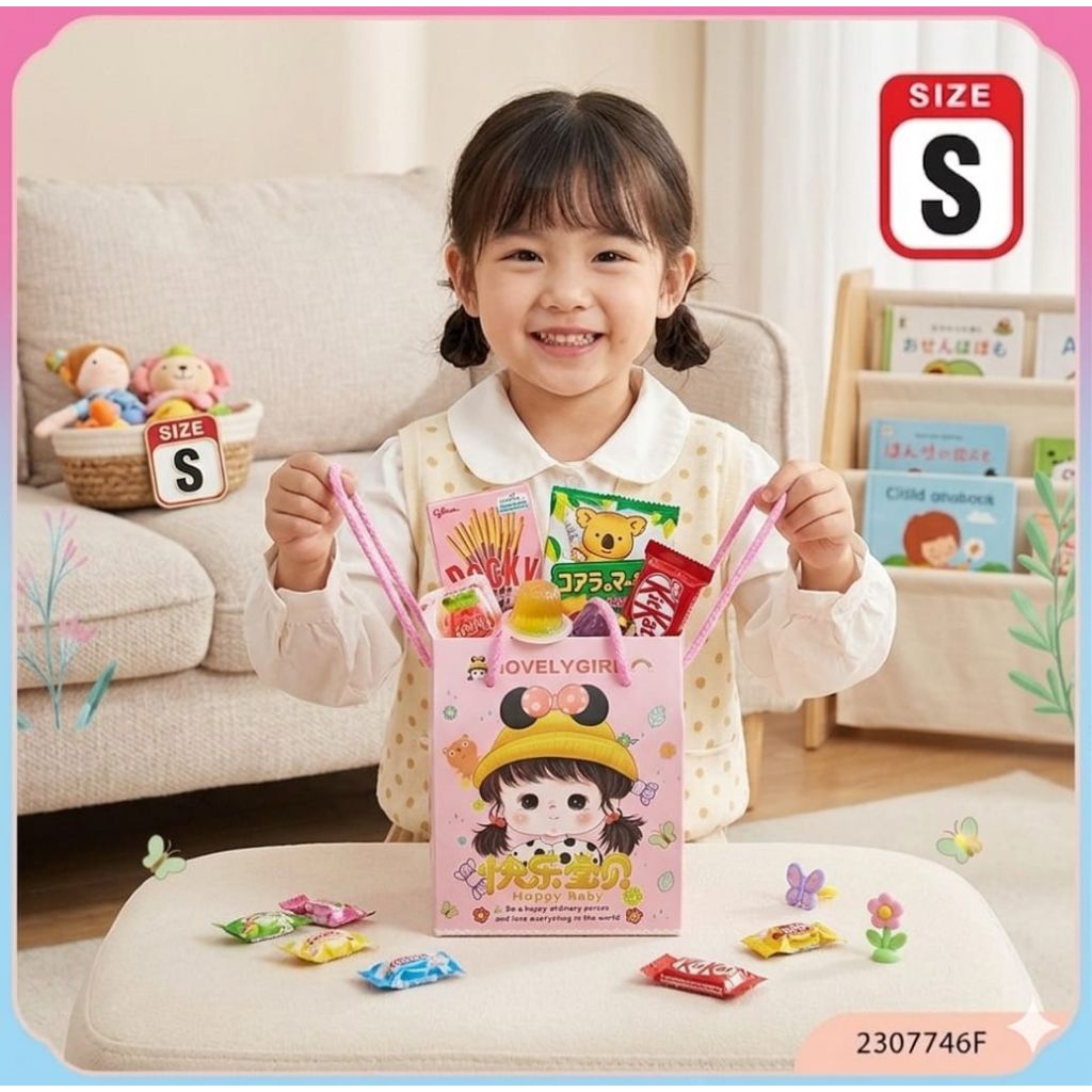 G101 GOODIE BAG ULANG TAHUN ANAK TAS PAPER BAG HAMPERS ANAK haisyababyshop